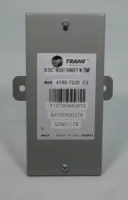 TRANE BAYSENS037A ; HUMIDITY / TEMPERATURE ZONE SENSOR