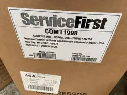 NEW GENUINE TRANE COM11998 COMPRESSOR