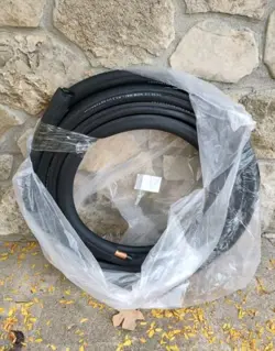 7/8 X 50 FT  INSULATED SOFT COPPER TUBING HVAC REFRIGERATION 7/8 OD