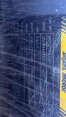 1.0 HP 380-415/50/3...