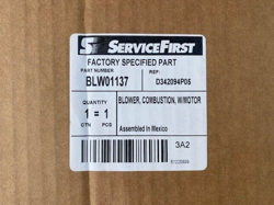 BLW01137 TRANE COMBUSTION BLOWER MOTOR (NEW)