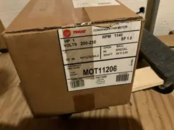 TRANE CHILLER CONDENSER FAN MOTOR MOT11206 200-230V 1140RPM