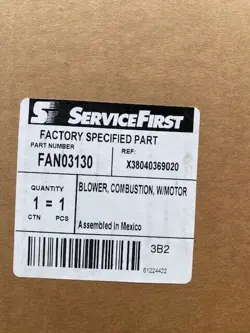 TRANE INDUCER MOTOR ASSEMBLY FAN03130 (NEW)