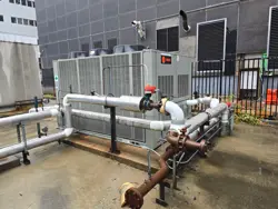 80 TON TRANE AIR COOLED CHILLER 460V 410A '11 CGAM 080F