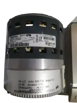GE GENTEQ ECM 1/2 HP BLOWER MOTOR D344717P02 MOD02184 TRANE AMERICAN STANDARD