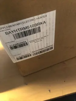 NEW 10 KW SUPPLEMENTARY ELECTRIC HEATER BAYHTRJ510BRKA 240V - 1PH