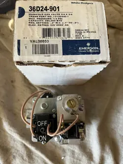 NEW TRANE AMERICAN STANDARD EMERSON WHITE RODGERS 36D24-901 VAL08853 GAS VALVE