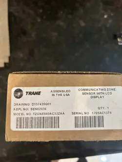 TRANE THERMOSTAT TZONE940AV527AA