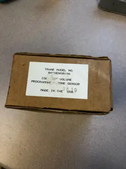 TRANE BAYSENS019A CONSTANT VOLUME PROGRAMMABLE ZONE SENSOR THERMOSTAT