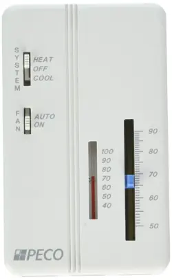 PECO SP155-009 TRANE COMPATIBLE ZONE SENSOR, WHITE