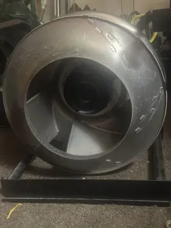 TRANE 3PHASE  3HP CENTRIFUGAL BLOWER AND MOTOR ASSEMBLY