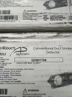 DUCT SMOKE DETECTOR TRANE (SEN01784) PHOTOELECTRIC 