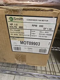 TRANE MOT9903 MOTOR MOT09903 460V 1HP 850RPM 56 3PH