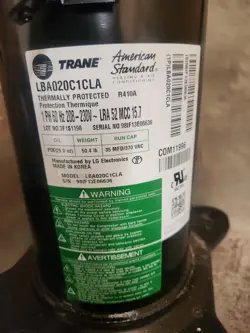 LBA020C1CLA TRANE LG