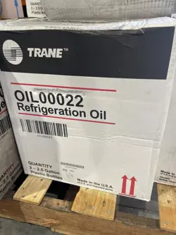 2 PACK TRANE CENTRIFUGAL OIL , 2-1/2 GALLON CONTAINERS OIL0022 OIL-0022 OIL00022