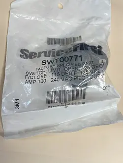 SWT00771 TRANE LIMIT SWITCH 125OP/115CL, 125V (AA3B5)