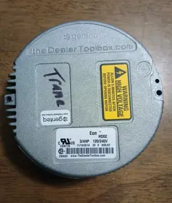 GENTEQ EON HD02 3/4HP BLOWER MOTOR MODULE 11/19/14 FOR TRANE