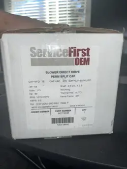 NEW (OPEN BOX) TRANE MOT18948 115V BLOWER MOTOR WITH RUBBER MOUNTS