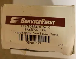 SERVICEFIRST X13790884-01 REV G BAYSENS119A PROGRAMMABLE ZONE SENSOR, TRANE