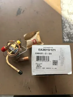 TRANE SERVICE FIRST THERMAL EXPANSION VALVE VAL08632 CBBIZE-2-GA