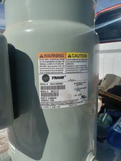 COMPRESSOR BY TRANE MODEL#CSHA100R0E0 SERIAL#06C27173 PART # COMO6429 