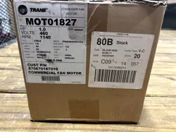 TRANE MOT01827 1HP 460V 1140 RPM