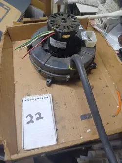 D342097P01 B342017P01 TRANE FURNACE 2 SPEED INDUCER MOTOR ASSEMBLY