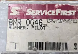 PILOT BURNER ASSEMBLY FOR TRANE SERVICE FIRST PART# BNR0046