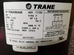 TRANE CONDENSER MOTOR P56A96A05