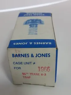 BARNES & JONES 1966 CAGE UNIT, BARNES & JONES  3/4 INCH FITS TRANE B3
