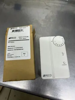PECO TRANE COMPATIBLE ZONE SENSOR SP155-065 WITH TEMP ADJUST, ON-CANCEL