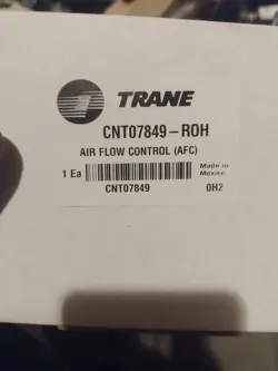 TRANE CNT07849 AIR FLOW CONTROL