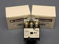 LOT OF 2 TRANE / SERVICEFIRST CTR02575 CONTACTOR 24V COIL 50/60HZ 30A 3-POLE NEW