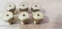 LOT OF 6 NATURAL GAS #45 BURNER ORFICE FITS TRANE AMERICAN STANDARD RUNTRU