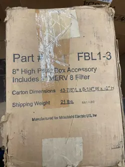 FBL1-3 - MITSUBISHI ELECTRIC TRANE HVAC