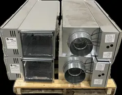LOT OF 4 TRANE VARITRANE VCEF 8” VARIABLE VOLUME UNIT WITH HEAT