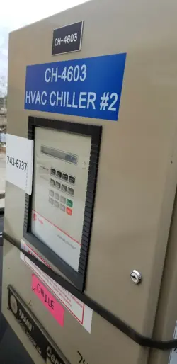 TRANE CVHE450 CENTRAVAC CHILLER CONTROL PANEL