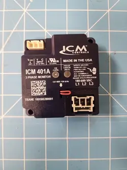 ICM CONTROLS/ TRANE ICM 401A 3 PHASE MONITOR