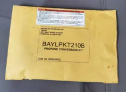 HVAC TRANE GAS FURNACE NATURAL TO LP CONVERSION KIT - BAYLPKT210B