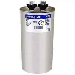 GE GENTEQ ROUND CAPACITOR 80 UF MFD 440 VOLT 27L322BZ3 27L322 GOOD