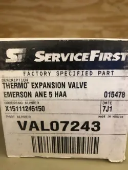 TRANE/AMERICAN STANDARD VAL07243 5-TON THERMAL EXPANSION VALVE