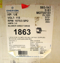 BLOWER DIRECT DRIVE