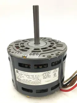 EMERSON KA55HXNLH-6996 BLOWER MOTOR 1/3 HP 1075 RPM 2 SPD 120 V USED #MC686