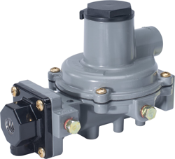 EMERSON-FISHER LP-GAS EQUIPMENT R232A-BBF COMPACT INTEGRAL 2-STAGE REGULATOR, 1/