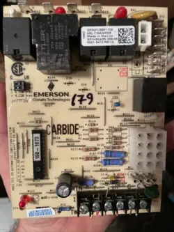 FURNACE CONTROL BOARD EMERSON CARBIDE 50A55-289-05