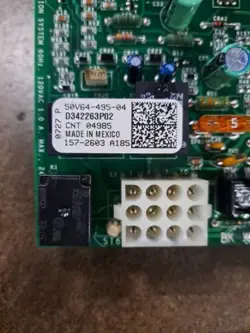 EMERSON 50V64-495-04 TRANE D342263P02 / CNT04985 FURNACE CIRCUIT BOARD