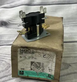 EMERSON 24A34-3 ELECTRIC HEAT SEQUENCER, 2 SWITCHES