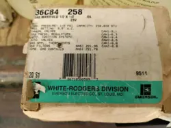 EMERSON WHITE RODGERS GAS VALVE #36C84-258 NEW