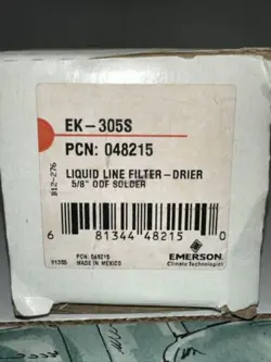 EMERSON LIQUID LINE FILTER DRIER 5/8