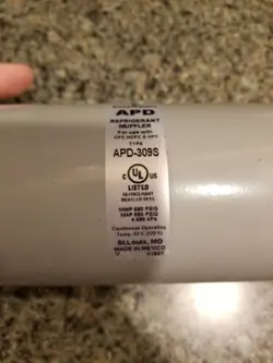 EMERSON APD-309S REFRIGERANT